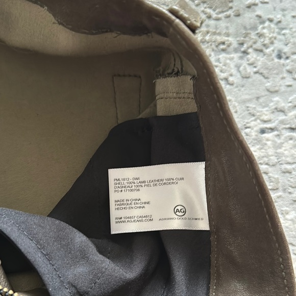 The Farrah Skinny lamb leather AG jeans - Picture 4 of 5